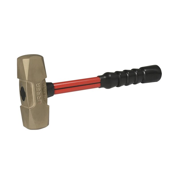 Non-Sparking Sledge Hammer, 2.7Lb short handle